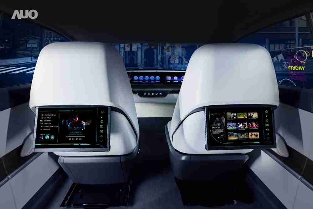 汇旺支付新一代Smart Cockpit 2024，，以Micro LED先进显示技术优势，，，创建〝可卷式后座娱乐显示器〞，，，仅在互动时才显示出所需画面及信息，，，，扩充更丰富的娱乐和交互信息服务，，，获国际奖项荣耀